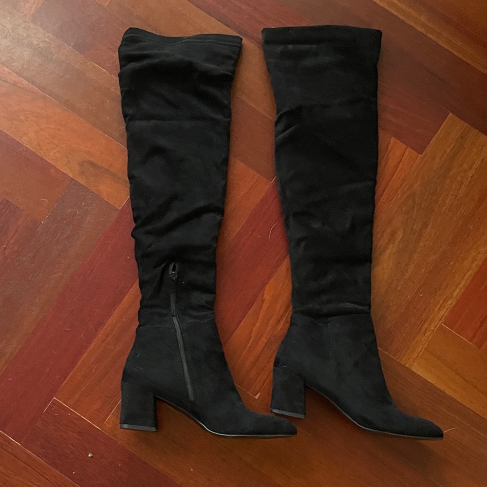 Chinese Laundry Black Over-the-Knee Boots